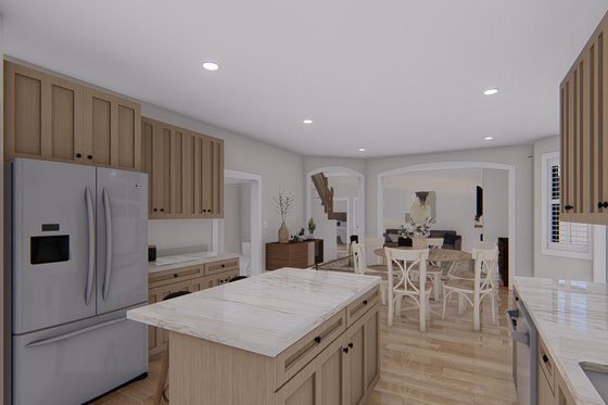 Interior - Kitchen 1 for Craftsman House Plan #1060-134 - 4 bed, 2.5 bath