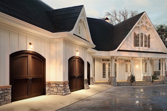 Exterior - Front Elevation 4 for Traditional House Plan #54-469 - 3 bed, 3.5 bath