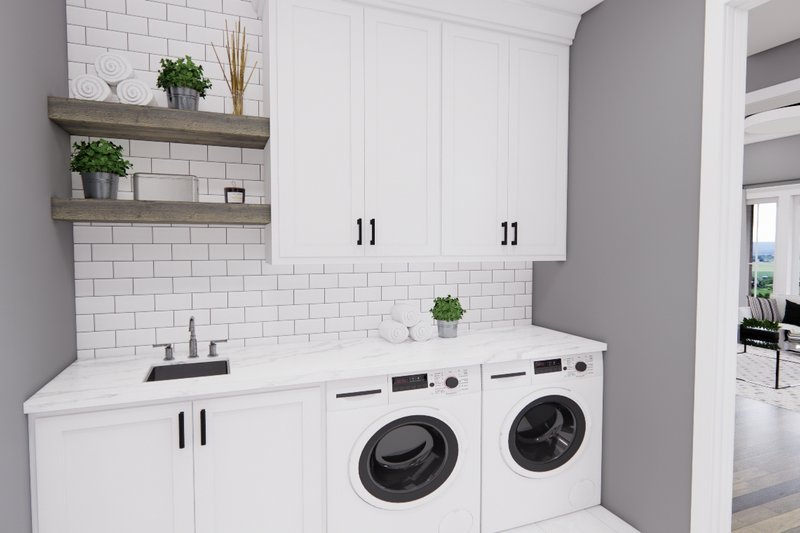 Dream House Plan - Interior - Laundry 1 for Country House Plan #51-1568 - 4 bed, 3.5 bath