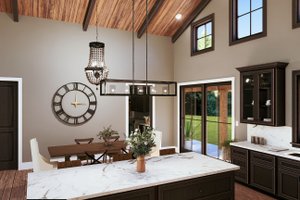 Interior - Kitchen 1 for Barndominium House Plan #44-296 - 3 bed, 2 bath
