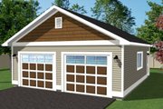 Traditional Style House Plan - 0 Beds 0 Baths 672 Sq/Ft Plan #126-170 