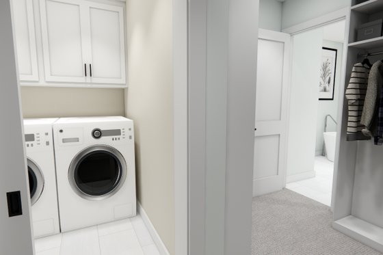 Interior - Laundry 1 for Bungalow House Plan #51-1358 - 4 bed, 2.5 bath