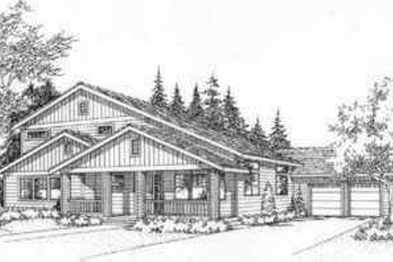 Exterior - Front Elevation for Traditional House Plan #78-209 - 3 bed, 2.5 bath