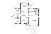 Mediterranean Style House Plan - 3 Beds 2 Baths 1552 Sq/Ft Plan #420-252 