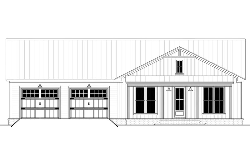House Plan Design - Exterior - Front Elevation 11 for Barndominium House Plan #430-419 - 2 bed, 2 bath