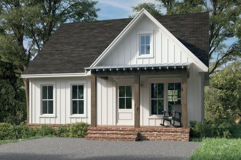 House Design - Exterior - Front Elevation 3 for Traditional House Plan #430-289 - 1 bed, 1 bath
