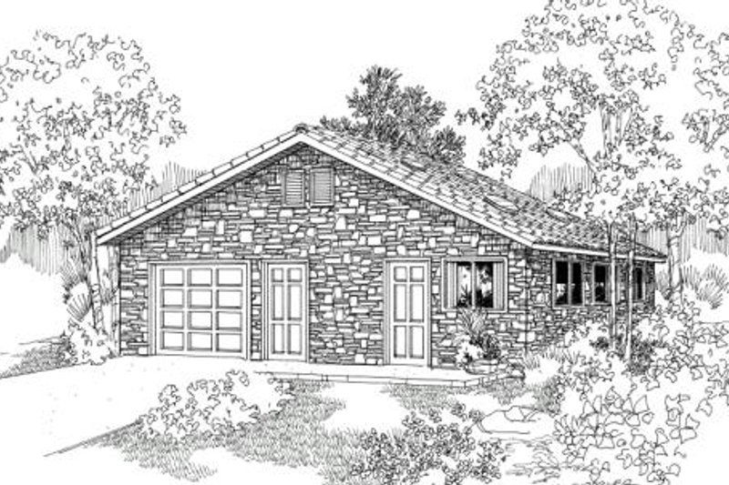 House Design - Traditional Exterior - Front Elevation Plan #124-629