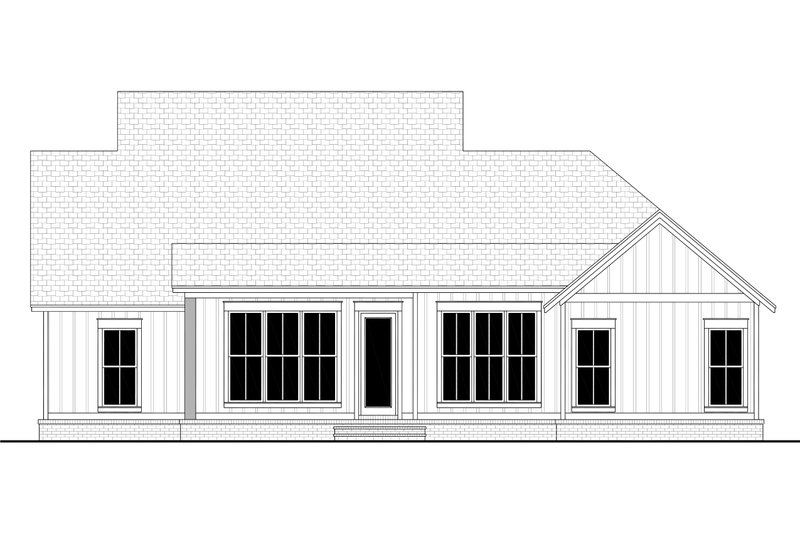 House Plan Design - Exterior - Rear Elevation for Farmhouse House Plan #430-324 - 3 bed, 2.5 bath