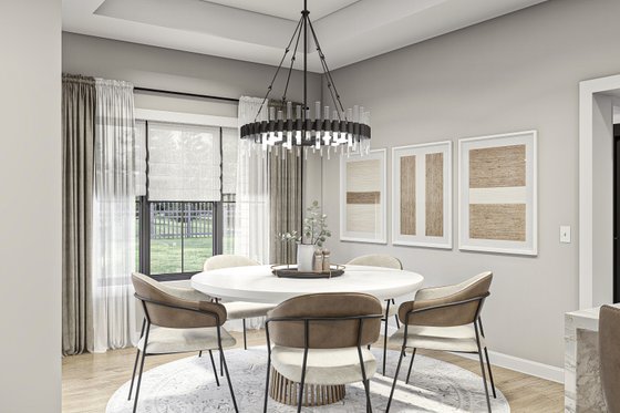 Interior - Dining Room for Modern House Plan #455-526 - 3 bed, 2 bath