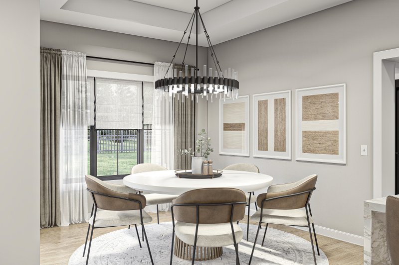 Home Plan - Interior - Dining Room for Modern House Plan #455-526 - 3 bed, 2 bath