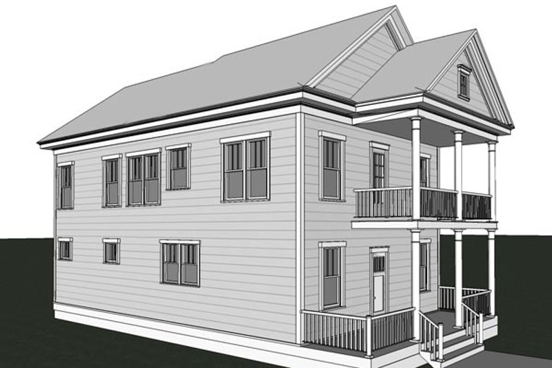 Architectural House Design - Photo for Southern House Plan #461-33 - 4 bed, 3 bath