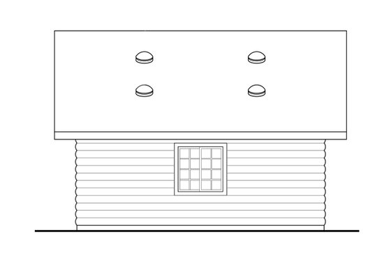 Exterior - Other Elevation for Log House Plan #124-1104, 0 bath
