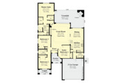 Contemporary Style House Plan - 4 Beds 2 Baths 1920 Sq/Ft Plan #930-494 