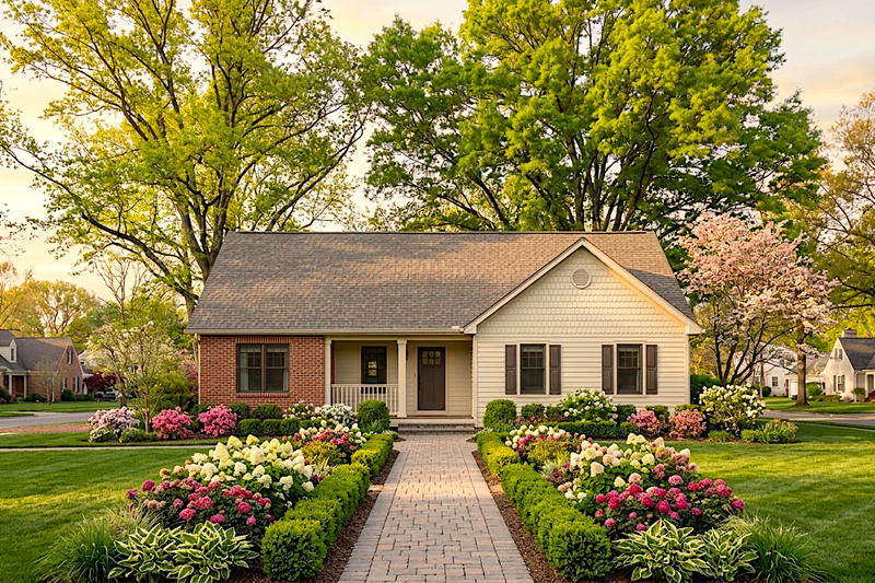 Exterior - Front Elevation 2 for Traditional House Plan #30-158 - 3 bed, 2 bath