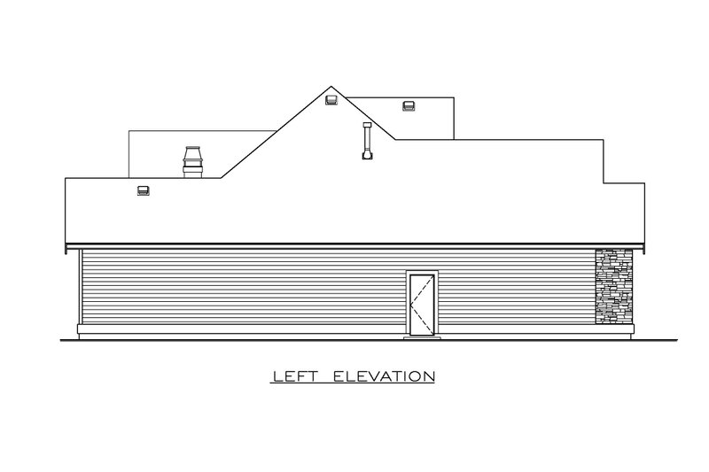 Home Plan - Exterior - Other Elevation for Craftsman House Plan #1100-176 - 3 bed, 2 bath