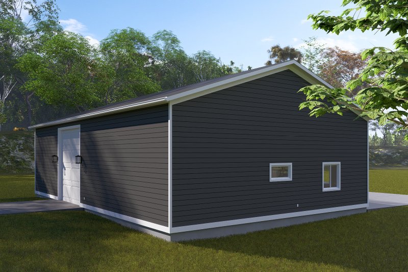 Architectural House Design - Exterior - Other Elevation for Traditional House Plan #1060-274, 1 bath