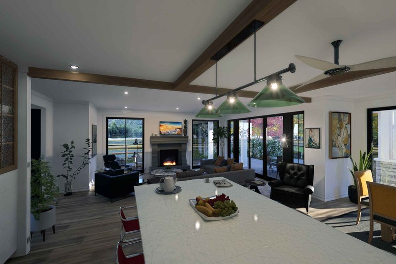 House Plan Design - Interior - Family Room for Farmhouse House Plan #1101-2 - 5 bed, 5.5 bath