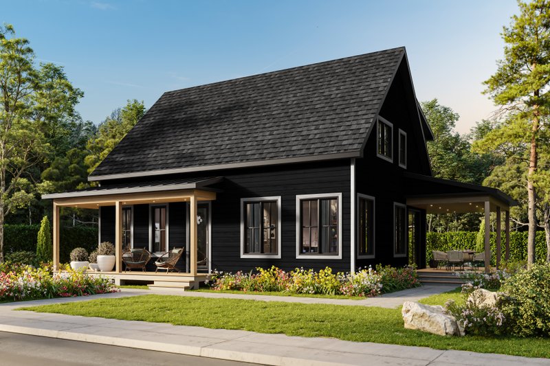 Dream House Plan - Farmhouse Exterior - Front Elevation Plan #23-2764
