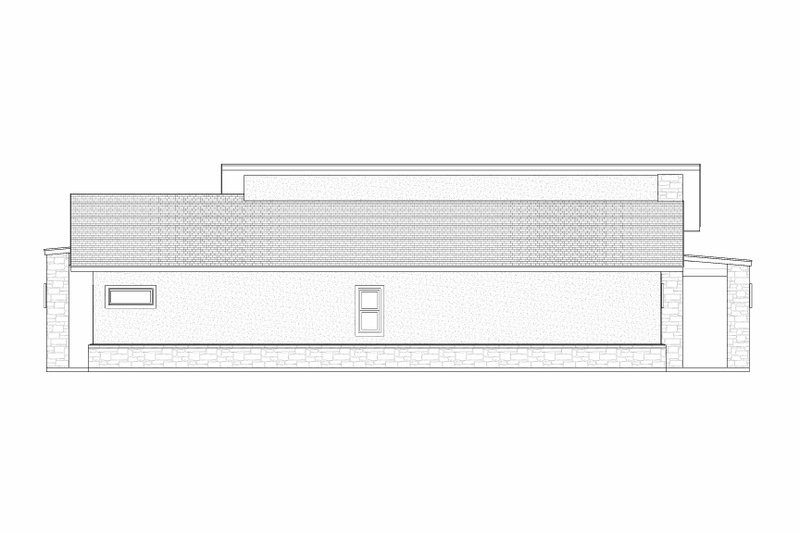 Dream House Plan - Exterior - Other Elevation for Modern House Plan #1096-101 - 4 bed, 3 bath