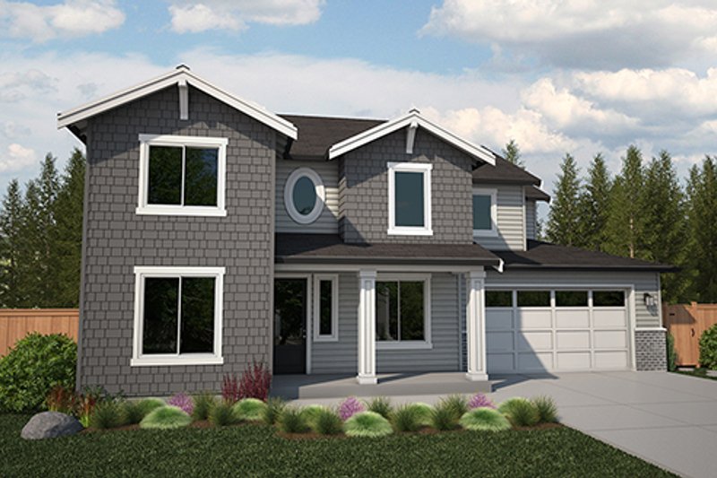Home Plan - Traditional Exterior - Front Elevation Plan #569-84