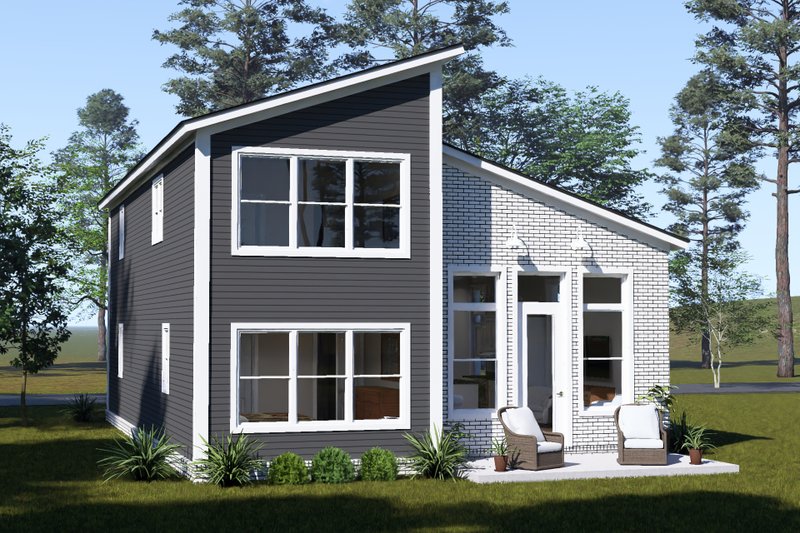 Dream House Plan - Exterior - Other Elevation 2 for Modern House Plan #513-2477 - 3 bed, 3 bath