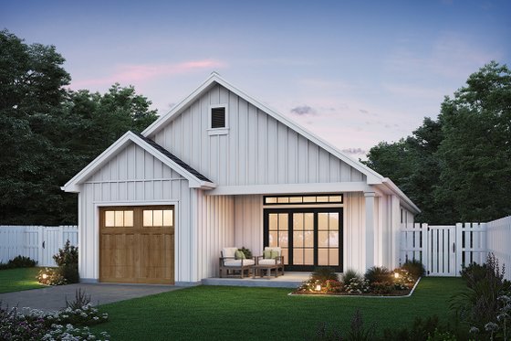 Exterior - Front Elevation 3 for Cottage House Plan #48-1123 - 3 bed, 2 bath