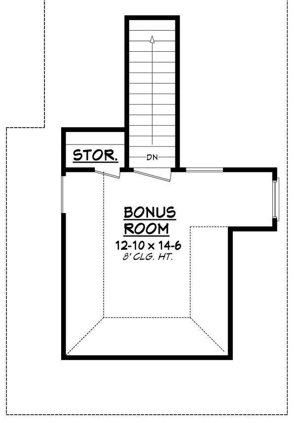 Architectural House Design - European Floor Plan - Upper Floor Plan #430-85