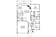 Ranch Style House Plan - 3 Beds 2 Baths 1298 Sq/Ft Plan #57-642 