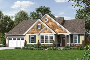 Craftsman Style House Plan - 3 Beds 2 Baths 2001 Sq/Ft Plan #48-104 ...