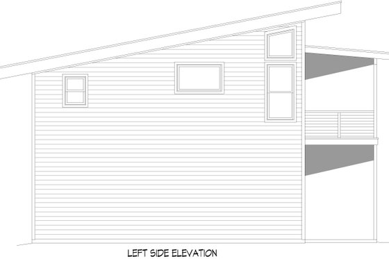 Exterior - Other Elevation for Country House Plan #932-1205 - 1 bed, 1 bath