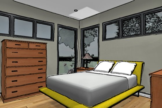 Photo 10 for Modern House Plan #480-1 - 4 bed, 2 bath
