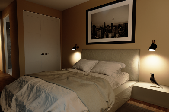 Interior - Bedroom 3 for Prairie House Plan #48-1069 - 4 bed, 3.5 bath