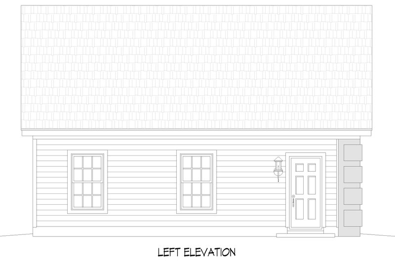 House Blueprint - Exterior - Other Elevation for Southern House Plan #932-1397, 0 bath