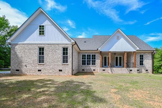 Exterior - Rear Elevation for Farmhouse House Plan #430-147 - 3 bed, 2 bath