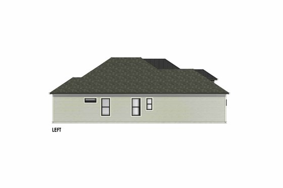 Exterior - Other Elevation for Prairie House Plan #1096-115 - 3 bed, 2 bath