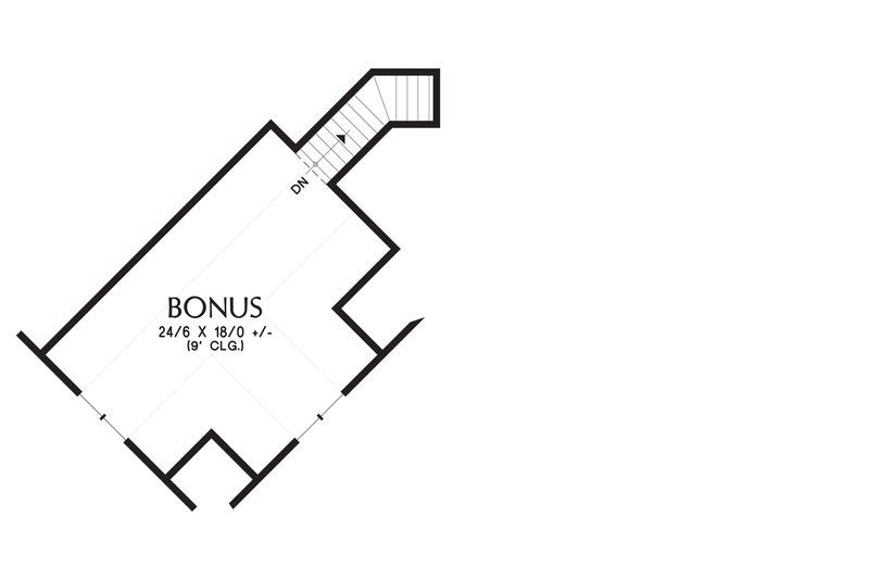 Architectural House Design - Bonus floor - 2200 square foot Craftsman home