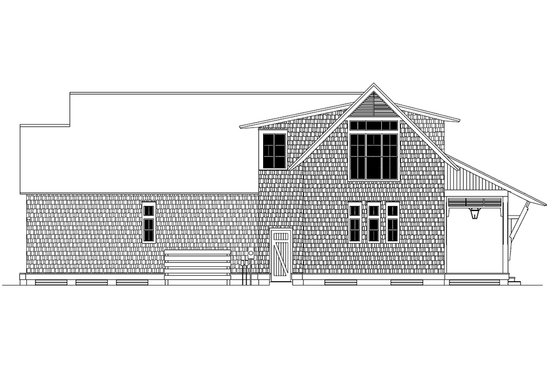 Exterior - Other Elevation 1 for Beach House Plan #443-14 - 4 bed, 4.5 bath