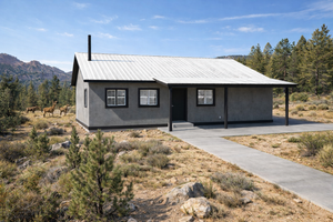 Architectural House Design - Cabin Exterior - Front Elevation Plan #1060-450