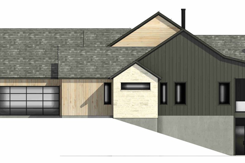 House Design - Exterior - Other Elevation 1 for Farmhouse House Plan #1096-157 - 5 bed, 5.5 bath