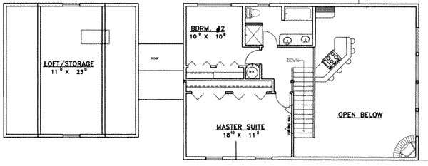 Dream House Plan - Traditional Floor Plan - Upper Floor Plan #117-184