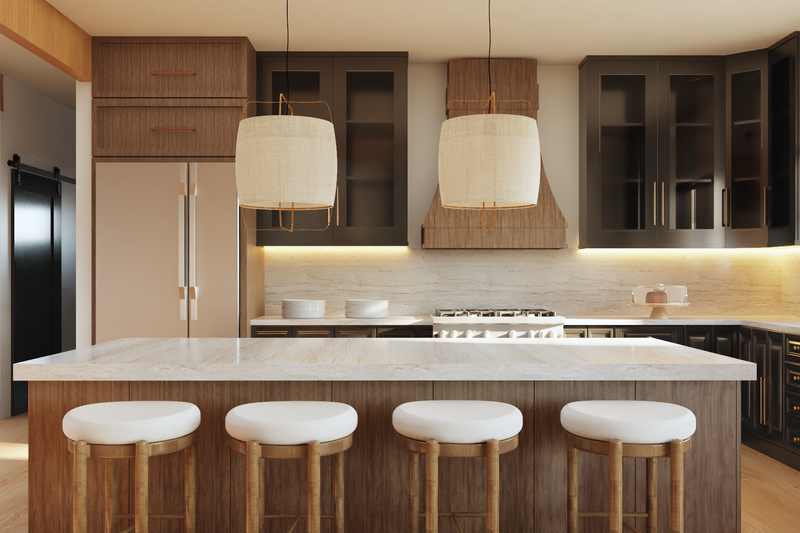 Architectural House Design - Interior - Kitchen 1 for Farmhouse House Plan #1064-101 - 3 bed, 2.5 bath