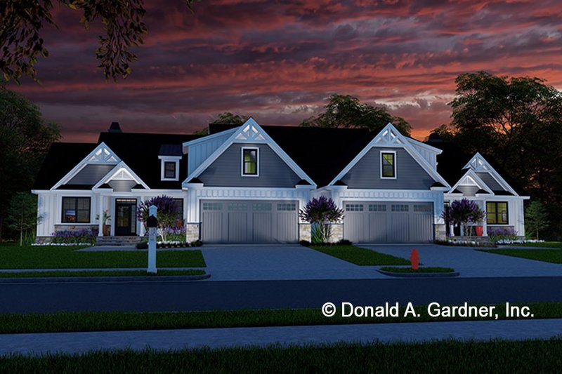 House Design - Exterior - Front Elevation 4 for Craftsman House Plan #929-1202 - 6 bed, 4 bath