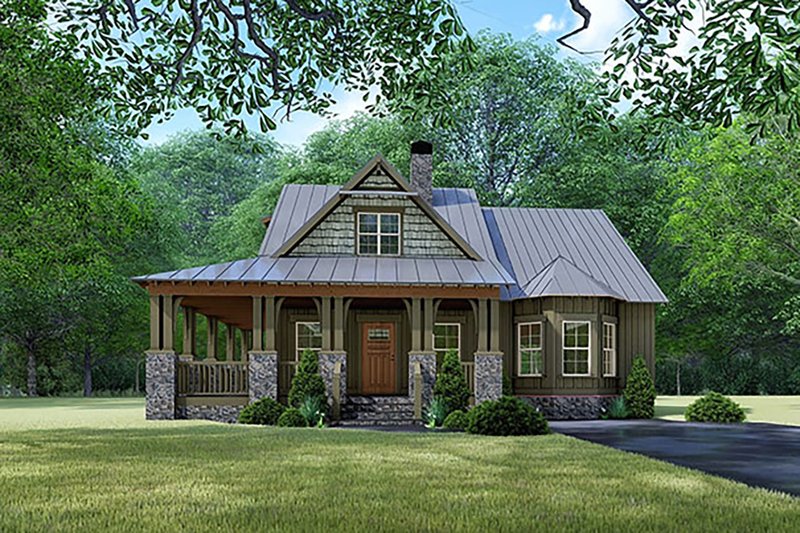 Home Plan - Craftsman Exterior - Front Elevation Plan #923-141
