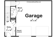 Barndominium Style House Plan - 1 Beds 1 Baths 1009 Sq/Ft Plan #455-501 