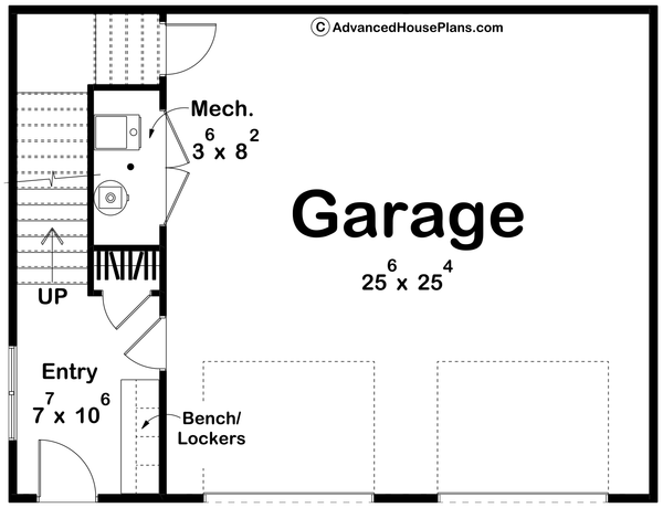Home Plan - Barndominium Floor Plan - Main Floor Plan #455-501