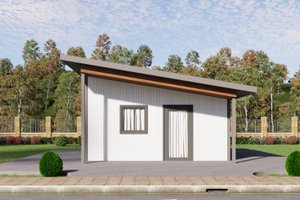 Modern Exterior - Front Elevation Plan #1106-69