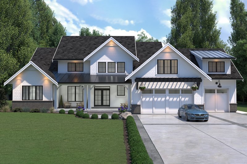 House Plan Design - Farmhouse Exterior - Front Elevation Plan #1086-8