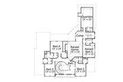 European Style House Plan - 5 Beds 6.5 Baths 6357 Sq/Ft Plan #411-536 