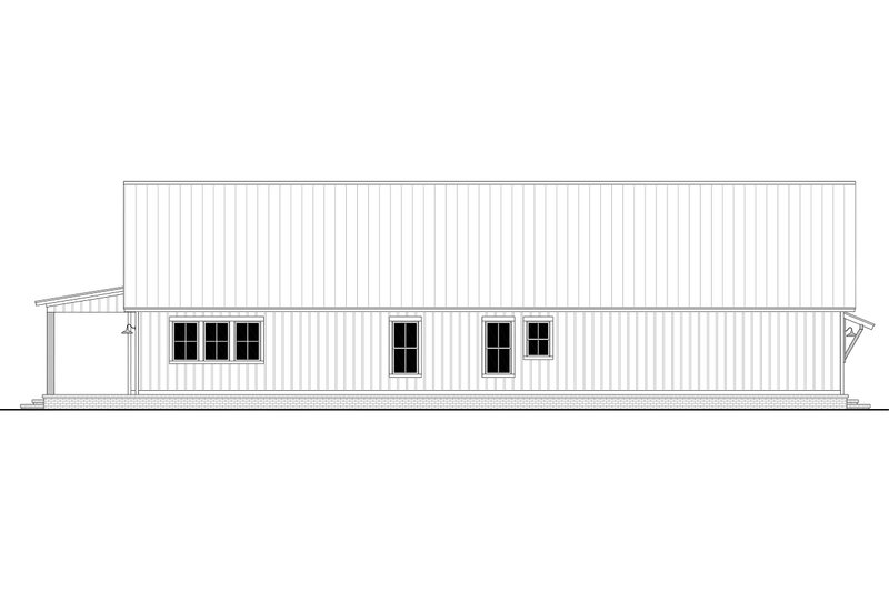 House Design - Exterior - Rear Elevation for Barndominium House Plan #430-416 - 3 bed, 2.5 bath