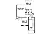 European Style House Plan - 4 Beds 3 Baths 3190 Sq/Ft Plan #84-402 
